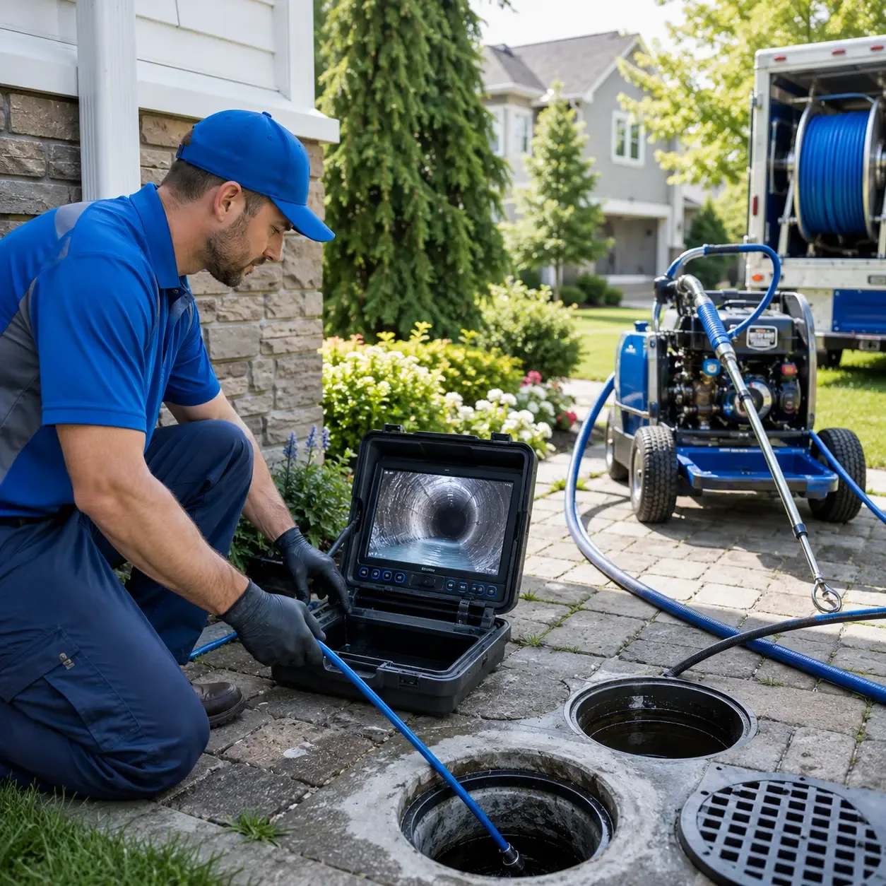 Outdoor drain cleaning professionals serving Mcloud, OK